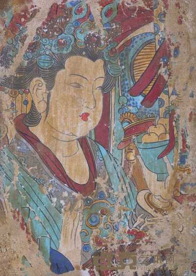 明代 壁画 50×37cm
